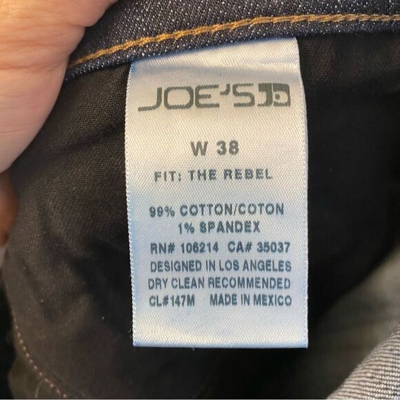 Joes jeans mens ASAGLY8222 dark wash Gilroy the rebel straight EUC-38x32 - Picture 13 of 14
